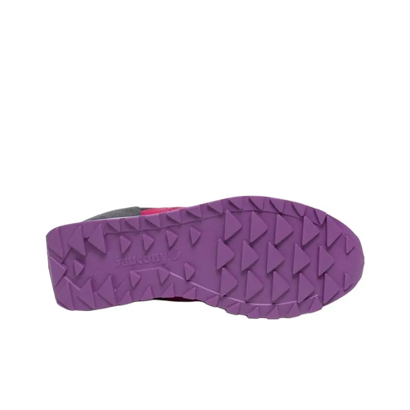 Saucony Jazz Original Wear resistant And Lightweight Low Top Casual Running Shoes Women's Gray-3