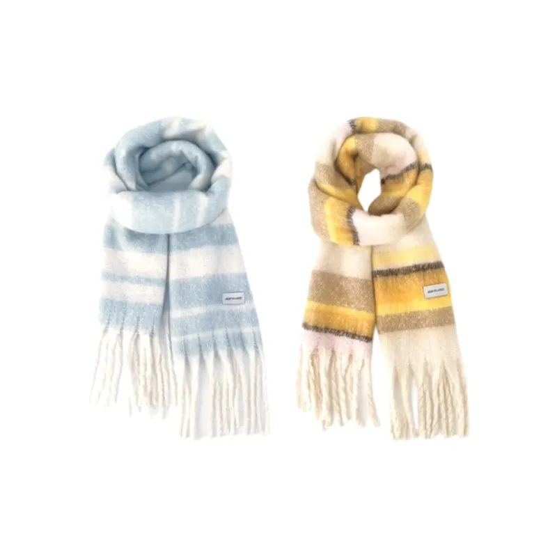 JEANSWEST Polyester Knit Scarves Unisex-15