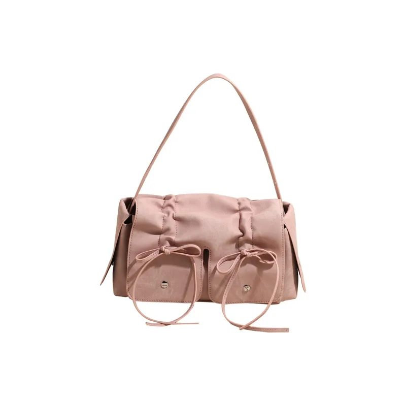 Yalu PU Shoulder Bag Women's Black/Blue/Coffee/Pink/Ecru-12