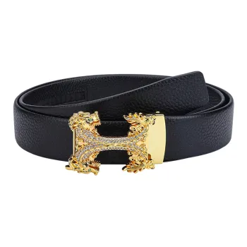 Cheekkiss Cow Leather Belts Men's 3.5cm