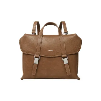 Teenmix Cow Leather Backpack Travel Bag Regular Women's Agarwood/Brown/Ebony/Black/Tea Cyan