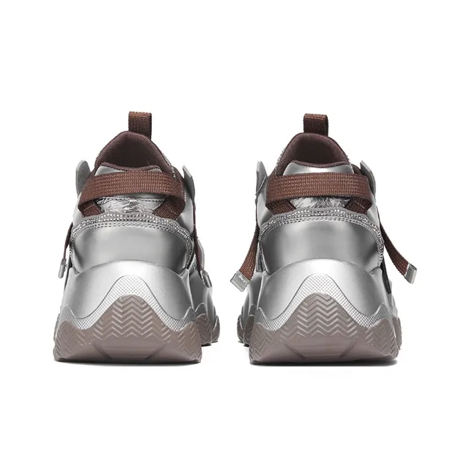 KEKAFU Anti-Slip And Wear-Resistant Height Increasing Low-Top Chunky Sneakers Women's-15