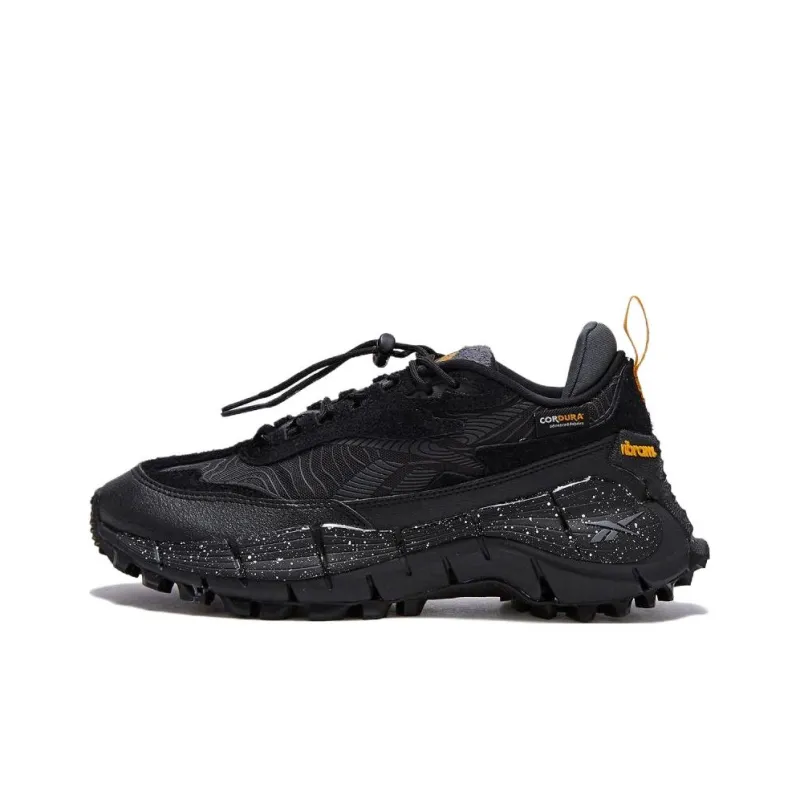 Reebok Anti Slip Wear Resistant Low Top Casual Running Shoes Men's Black-0