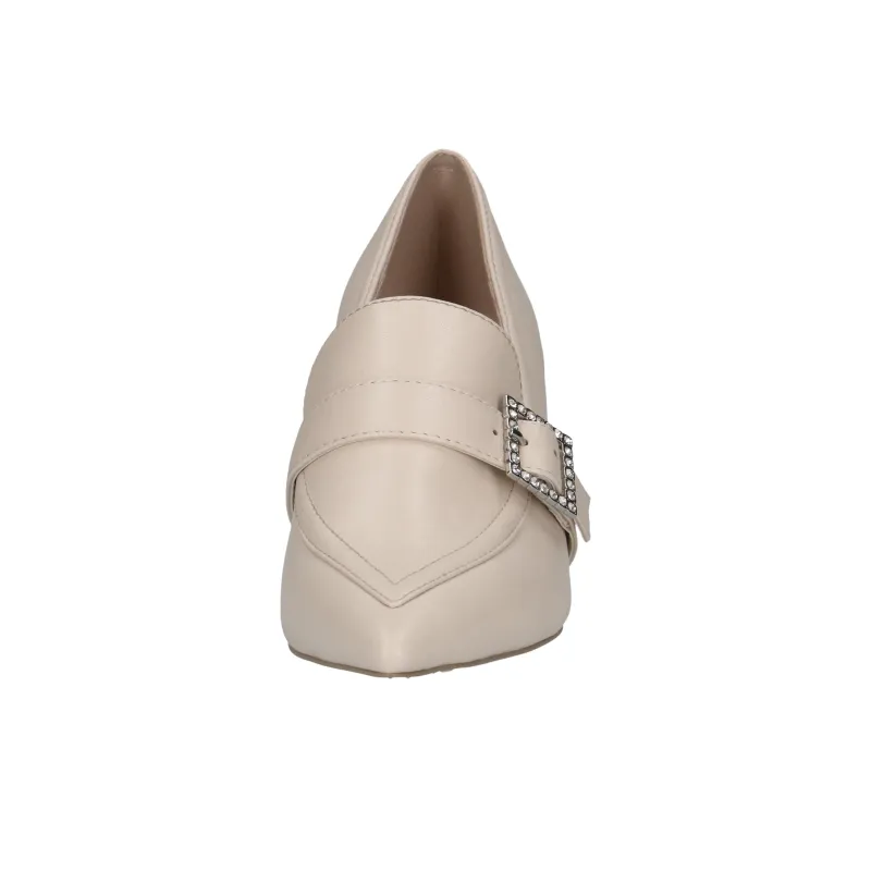 CAPRICE Gillian Chunky Heel High Heels 5.5cm Women's Beige-4