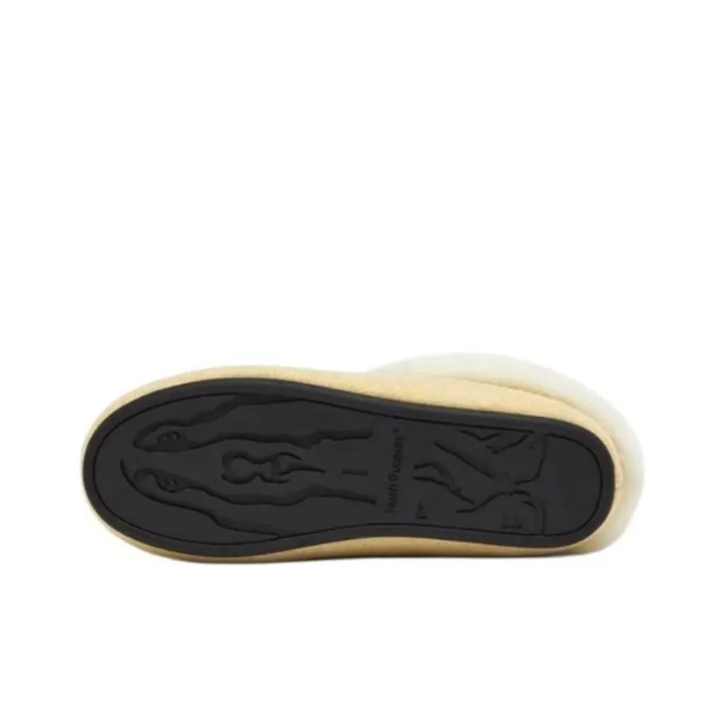 Hush Puppies Rubber Sole Abrasion-Resistant Wrap-toe Slippers Unisex Yellow-5