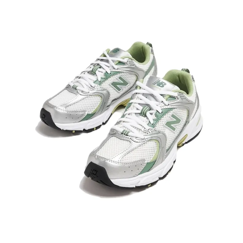 New Balance 530 Silver Metallic Mallard Green-2