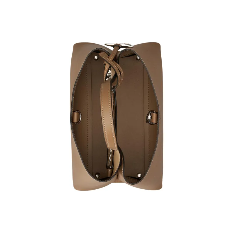 TOD'S Logo Embossed Mini Crossbody Bag-3