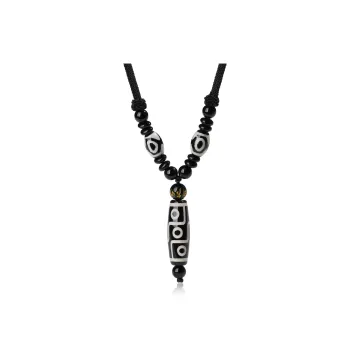 PUTUOSHANWENCHUANG Agate Necklaces Unisex