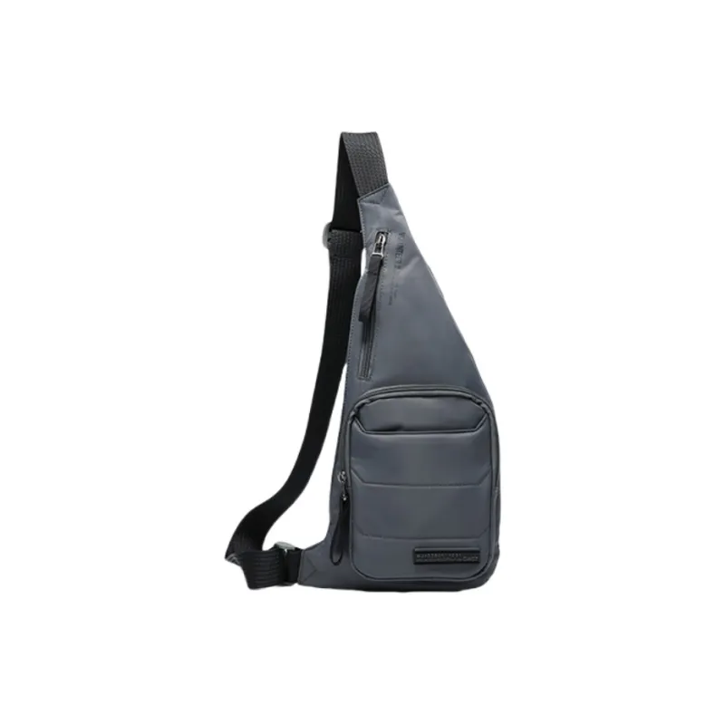 Volunteer Oxford Sling Bag Men's Black/Gray/Green-5