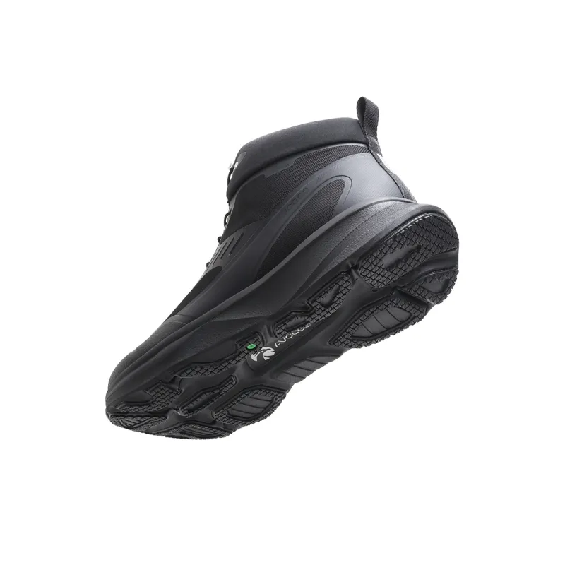 AVOCCO Life Cushioned Waterproof And Breathable Mid Top Outdoor Shoes Men's Black-2