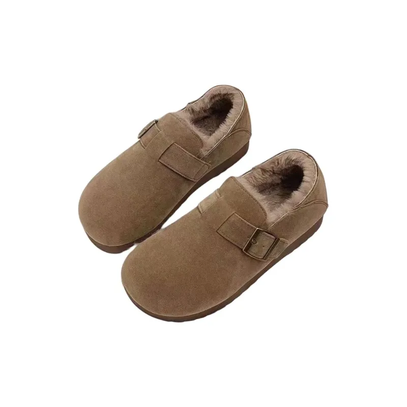 ALPLUME Home Slippers Dark Brown Khaki-5