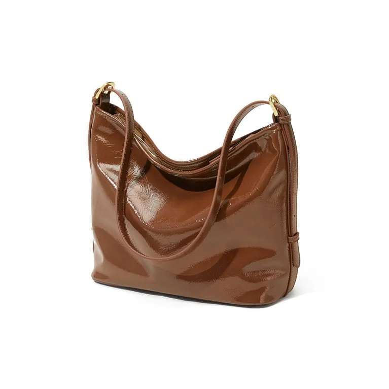 Simvay Clos PU With Synthetic Leather Tote Shoulder Bag Large Size Women's Black/Coffee-9