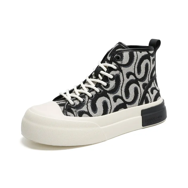 Kemaron Durable Lightweight And Breathable High-Top Skateboard Shoes Men's-2