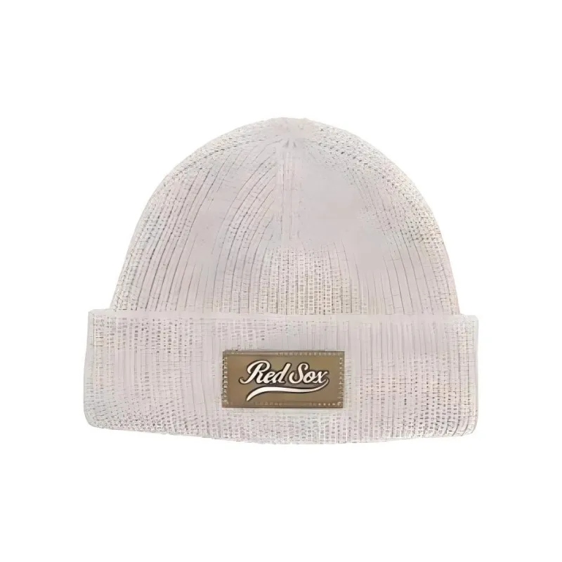 MLB Sheep Wool Beanies Unisex Oat/Charcoal Gray/Light Blue-0
