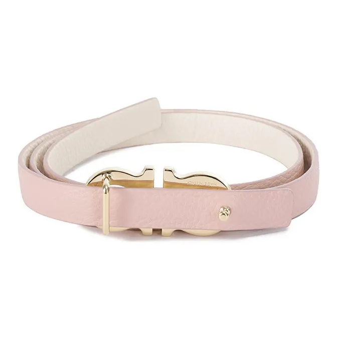 FERRAGAMO Cow Leather Belts Women's 1.5cm-1