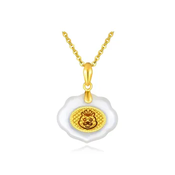 LUKFOOK JEWELLERY Hetian Jade Pendants White Jade Women's