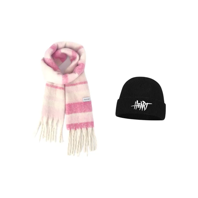 JEANSWEST Polyester Knit Scarves Unisex-20