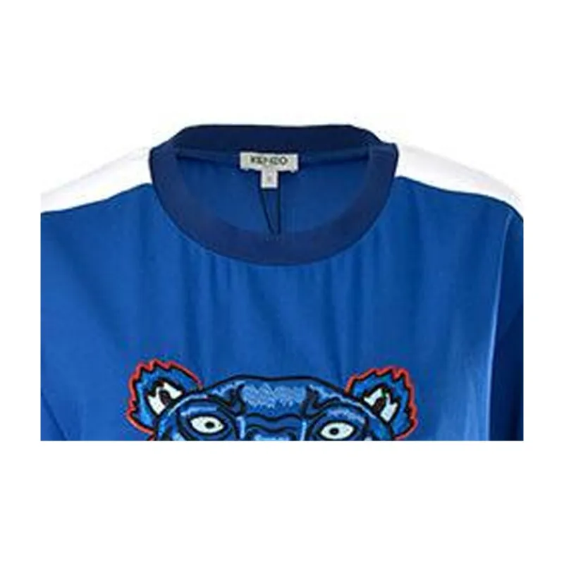KENZO Short Sleeved Dresses Women's Blue-1