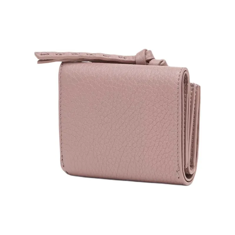 FENDI Peekaboo Calfskin Wallet Women's Pink-1
