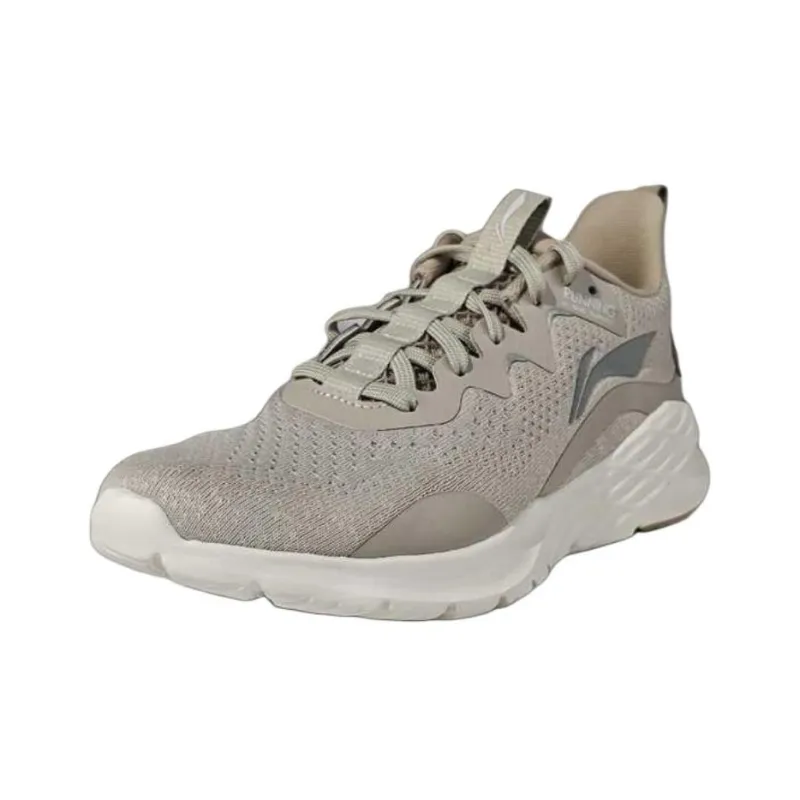 LiNing Anti-Slip Wear-Resistant Low-Top Casual Running Shoes Unisex Gray-2