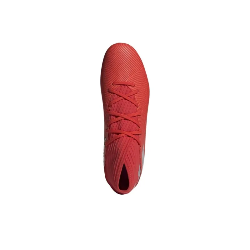 Adidas Anti Slip Wear Resistant Soccer Shoes Men's Red Silver-2
