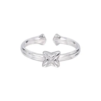 GITHA All over 925 Silver J Ring Women's