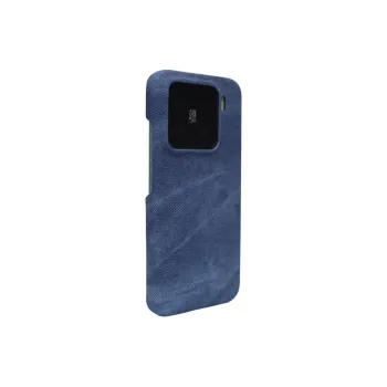 TXBX Leather Material Vintage Niche Denim Pattern Phone Case Compatibility With Xiaomi 15/15 Pro/14/14 Pro/13/13 Pro