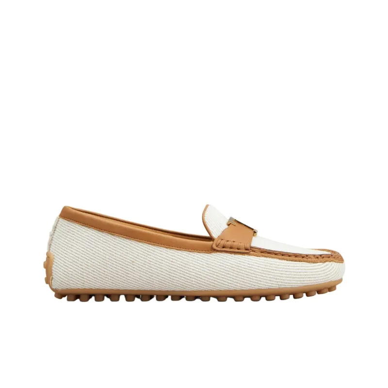 TOD'S Logo Plaque Slip On Flat Shoes Women's-1