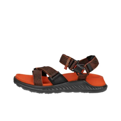 Ecco Exowrap Beach Sandals Men's Brown