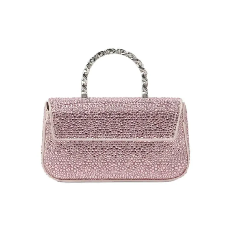 FANSIZHE La Medusa Viscose Handbag Mini Women's Light Pink-2