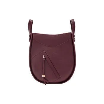 LOEWE Hammock Bright Calfskin One Shoulder Handbag Women's Dark Burgundy