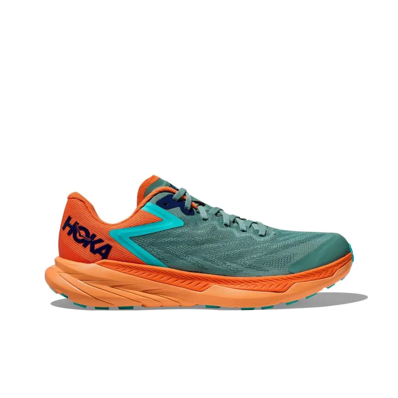 HOKA ONE ONE ZINAL Lightweight And Wear-resistant Low-Top Running Shoes Men's Green-1