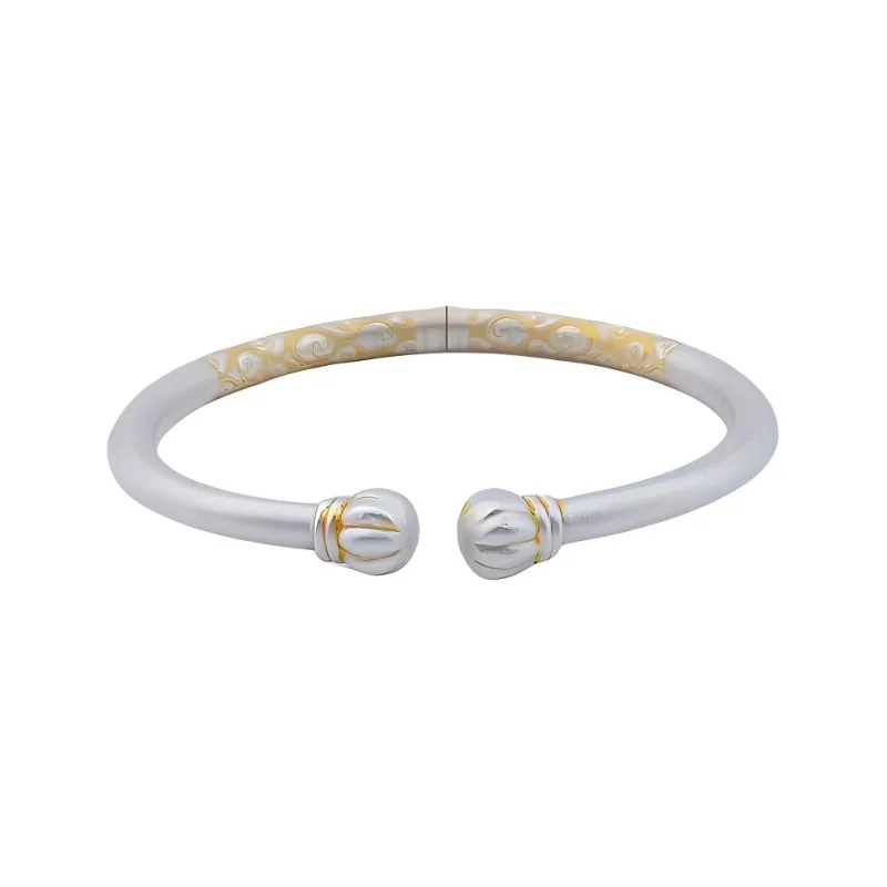 XIFULI 999 Fine Silver Bangles Women's-0