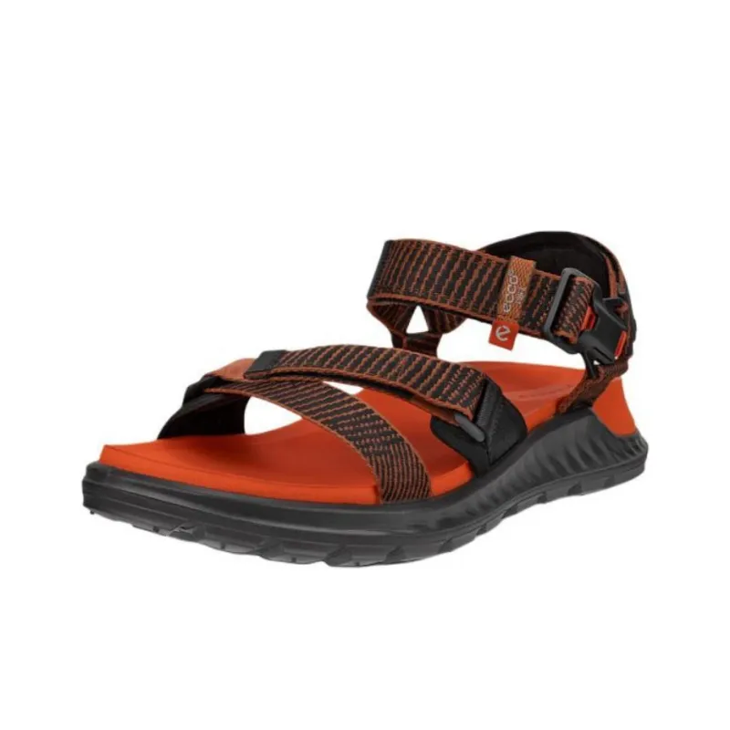 Ecco Exowrap Beach Sandals Men's Brown-1