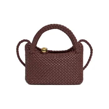 Bottega Veneta Sheepskin Shoulder Bag, Crossbody Bag, Handbag Trumpets Women's Madder Brown