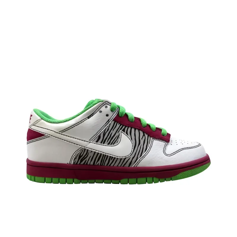 Nike Dunk Low 6.0 Rave Pink/White Mean Green Women's-1