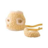 Fleece-Lined Clothing with Buckle+Leash (Yellow Clothing Sets)