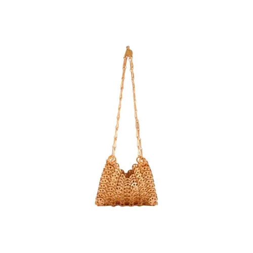 Paco Rabanne Iconic Nano 1969 Chainmail Metallic Finish Shoulder Bag