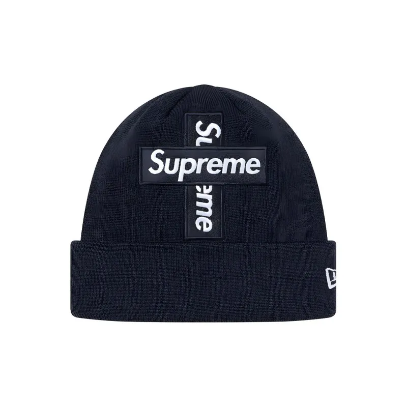 Supreme New Era Cross Box Logo Beanie-2
