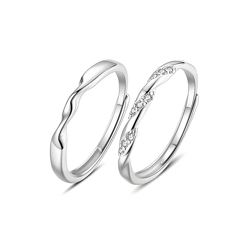 LUCA Sterling Silver Rings Unisex-0