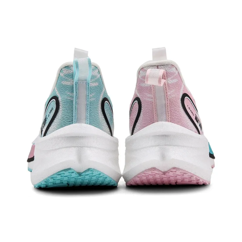 Qing Pao Low-Top Running Shoes Men's Cyan Mismatched Color-4