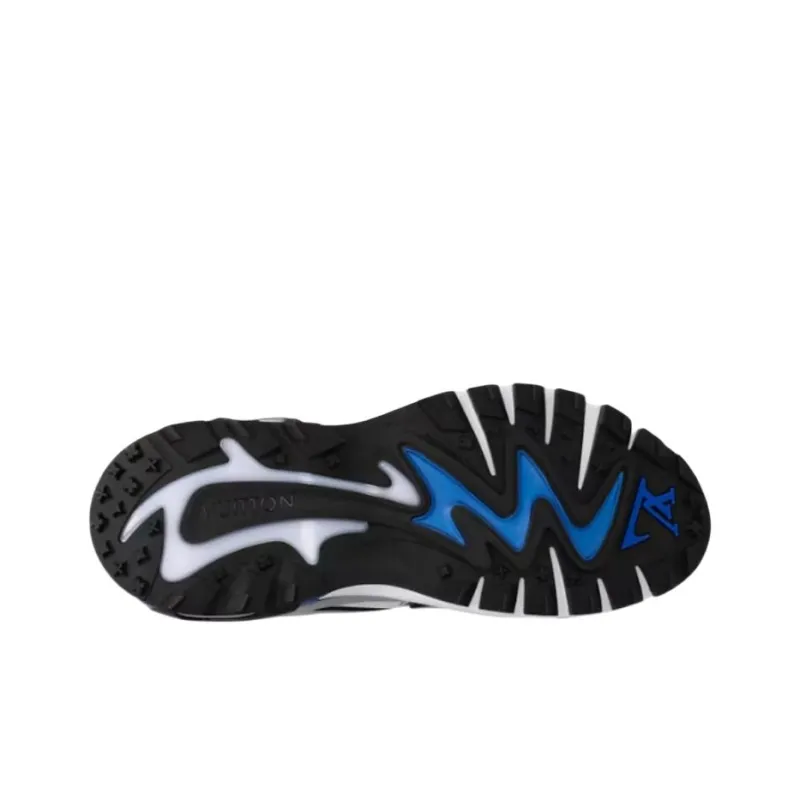 LOUIS VUITTON Runner Tatic Low Top Casual Shoes Men's Blue-5