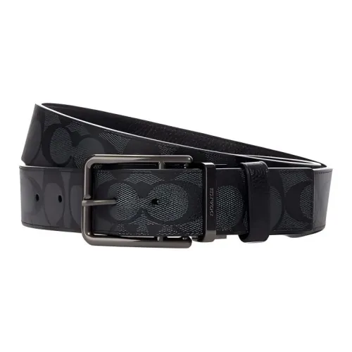 COACH Leather Belts Men