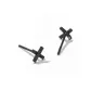 Black Stud Earrings (1 Pair)