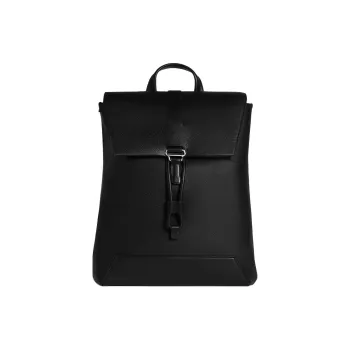 Dunhill Full-grain Calf Leather Backpack Men's Black
