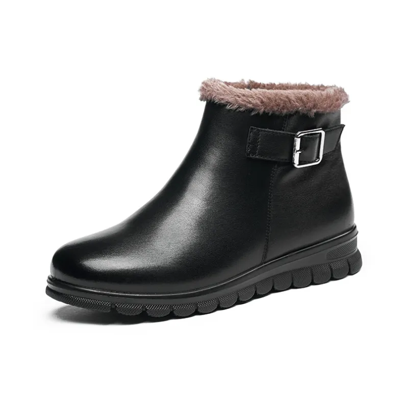 AOKANG Ankle Boots Women's Black-1