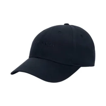 COACH Cotton Baseball Caps Unisex Black