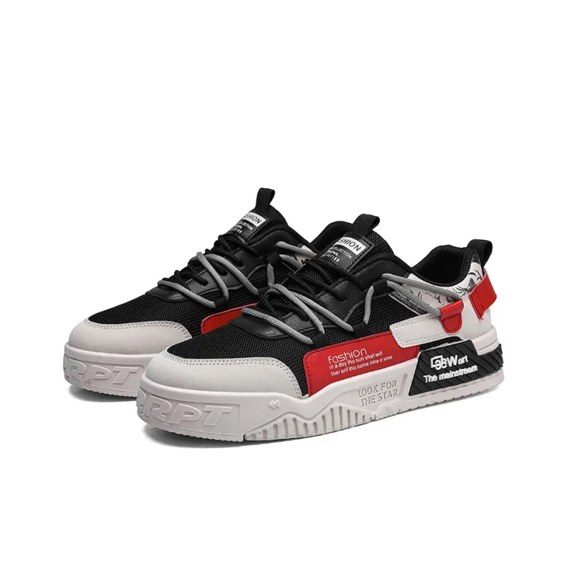 AD Cushioned Wear-Resistant Height Increasing Low-Top Skateboard Shoes Men's-2