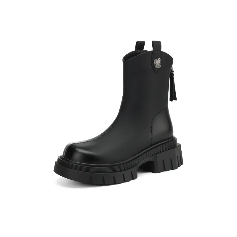 FOXER Ankle Boots 6cm Women's Black-0