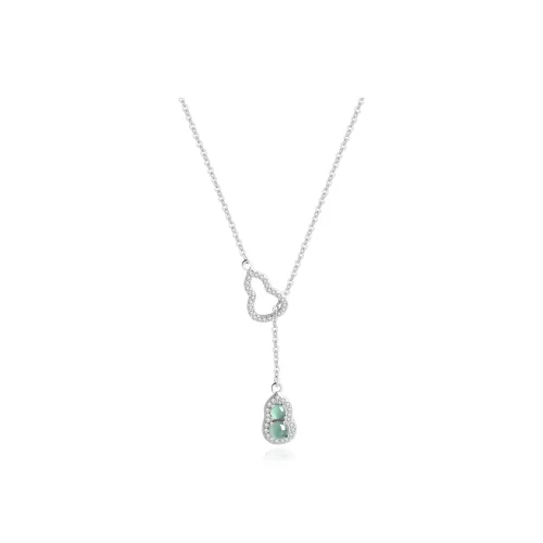 Emerald Glutinous Jade Jadeite Necklaces Women's